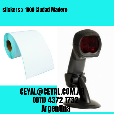 stickers x 1000 Ciudad Madero