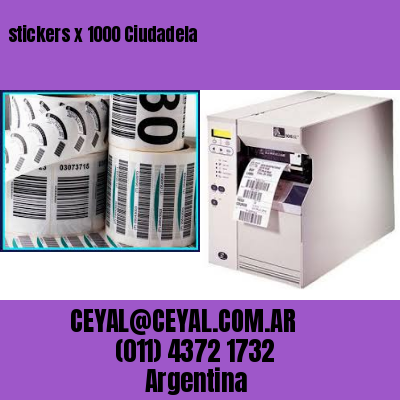 stickers x 1000 Ciudadela
