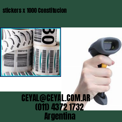 stickers x 1000 Constitucion