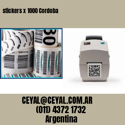 stickers x 1000 Cordoba