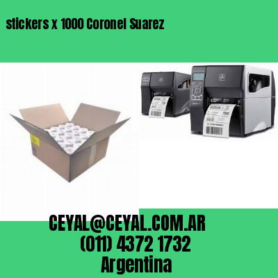 stickers x 1000 Coronel Suarez