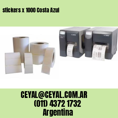 stickers x 1000 Costa Azul