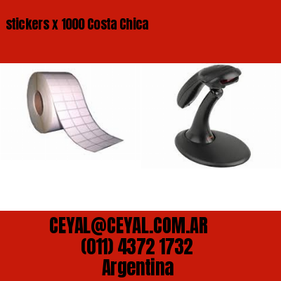 stickers x 1000 Costa Chica