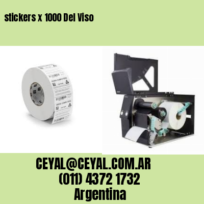 stickers x 1000 Del Viso