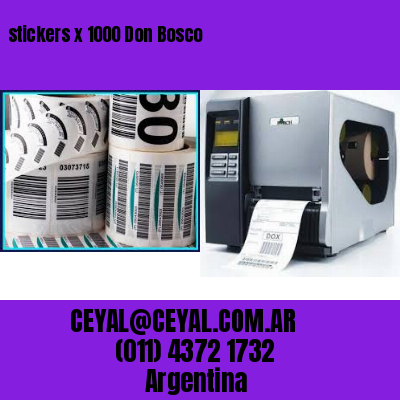 stickers x 1000 Don Bosco