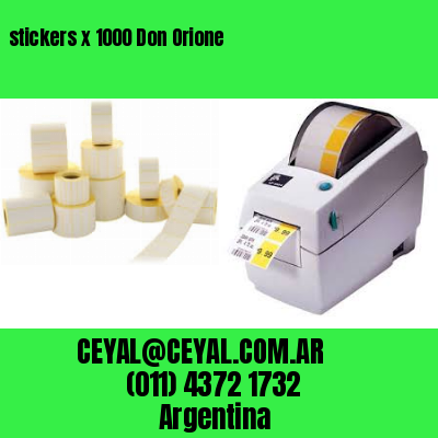 stickers x 1000 Don Orione