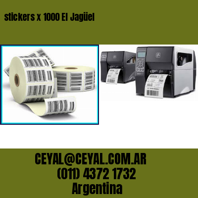 stickers x 1000 El Jagüel
