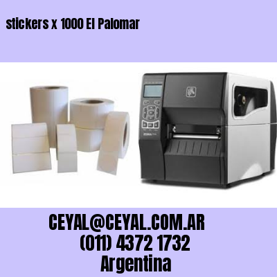 stickers x 1000 El Palomar