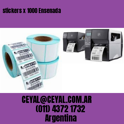 stickers x 1000 Ensenada