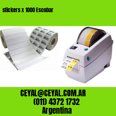 stickers x 1000 Escobar