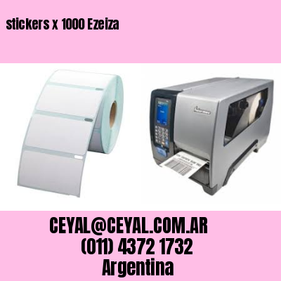 stickers x 1000 Ezeiza