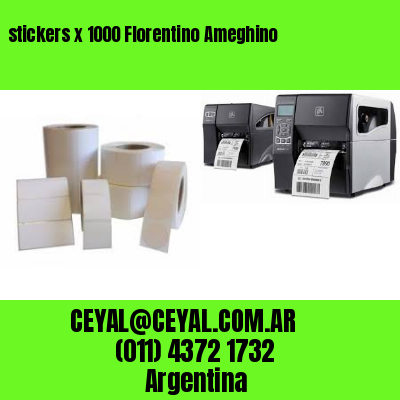 stickers x 1000 Florentino Ameghino