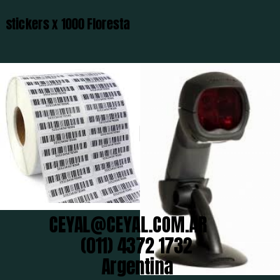 stickers x 1000 Floresta