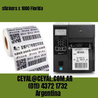 stickers x 1000 Florida