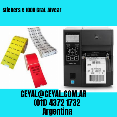 stickers x 1000 Gral. Alvear