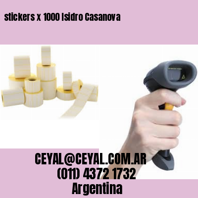 stickers x 1000 Isidro Casanova