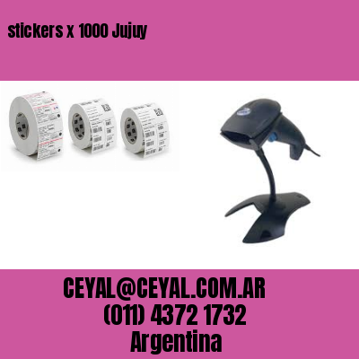 stickers x 1000 Jujuy