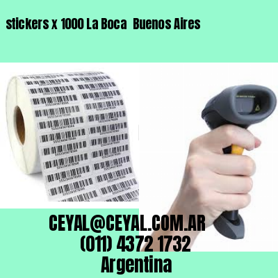 stickers x 1000 La Boca  Buenos Aires