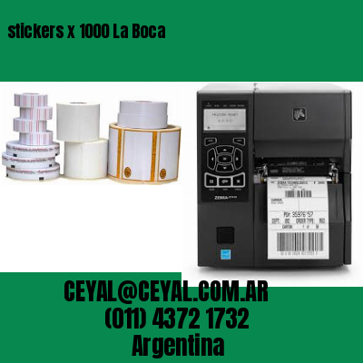 stickers x 1000 La Boca