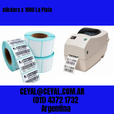 stickers x 1000 La Plata