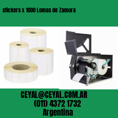 stickers x 1000 Lomas de Zamora