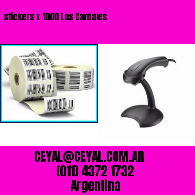 stickers x 1000 Los Cardales