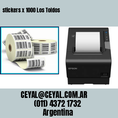 stickers x 1000 Los Toldos