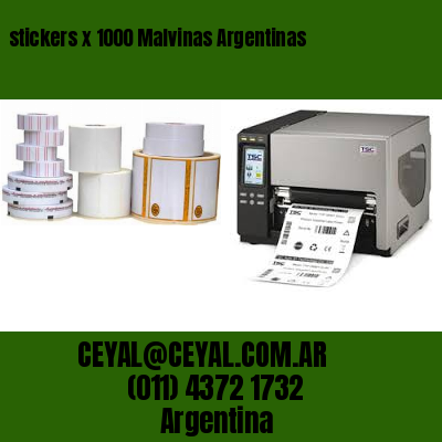 stickers x 1000 Malvinas Argentinas