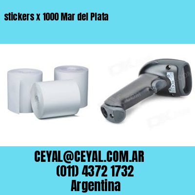 stickers x 1000 Mar del Plata