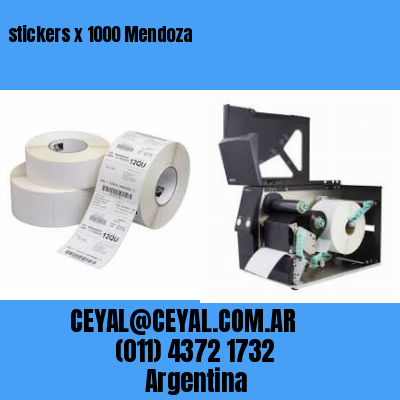stickers x 1000 Mendoza