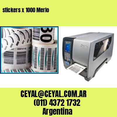 stickers x 1000 Merlo