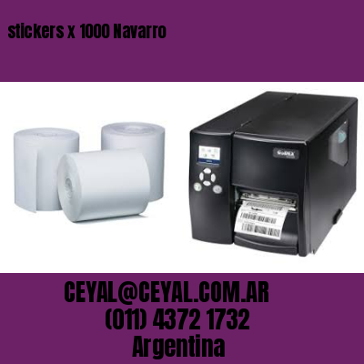 stickers x 1000 Navarro