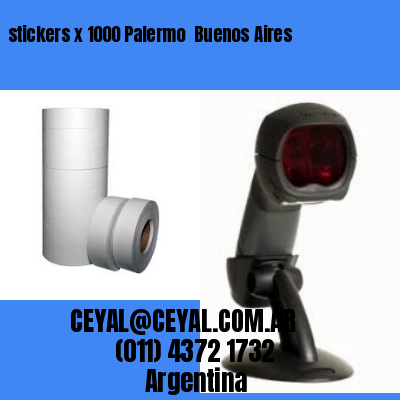 stickers x 1000 Palermo  Buenos Aires