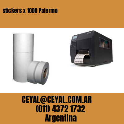 stickers x 1000 Palermo