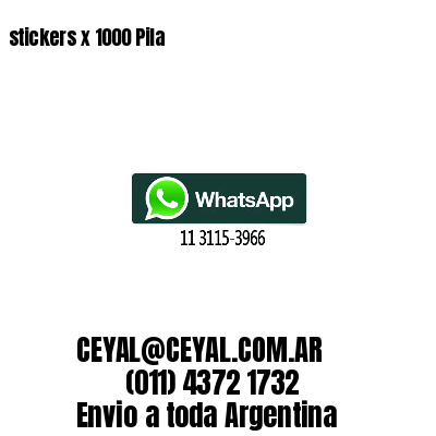 stickers x 1000 Pila