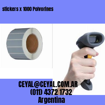 stickers x 1000 Polvorines