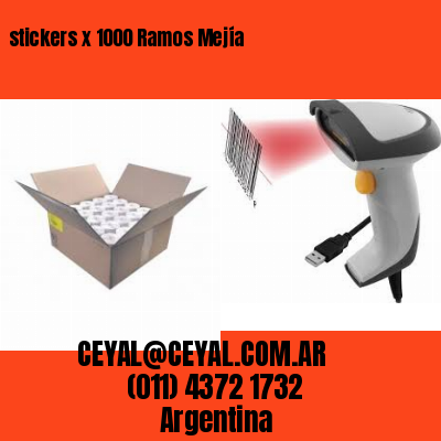 stickers x 1000 Ramos Mejía