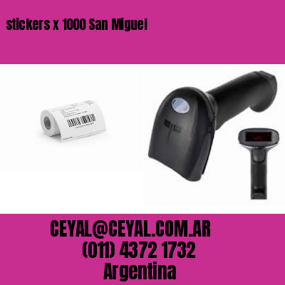 stickers x 1000 San Miguel