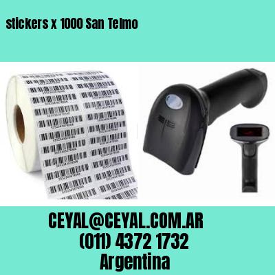 stickers x 1000 San Telmo