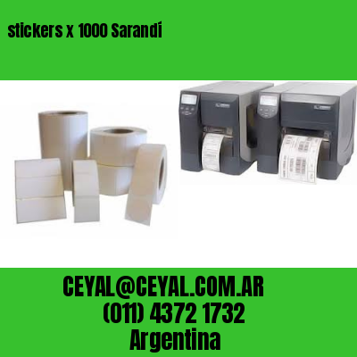 stickers x 1000 Sarandí