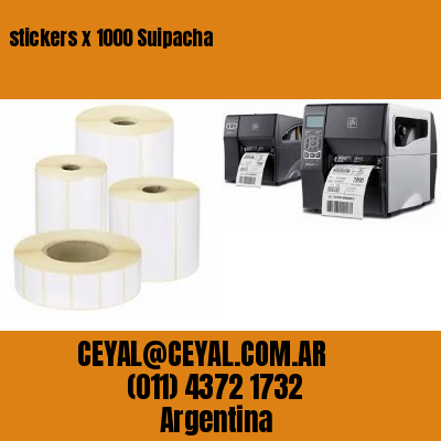 stickers x 1000 Suipacha