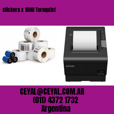 stickers x 1000 Tornquist