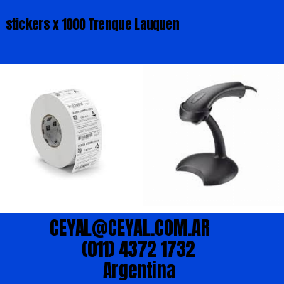 stickers x 1000 Trenque Lauquen