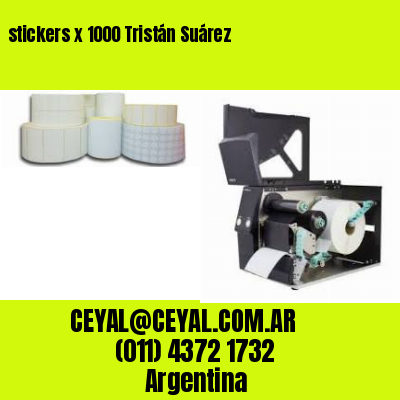 stickers x 1000 Tristán Suárez