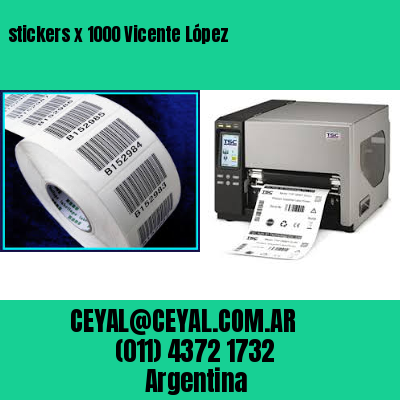 stickers x 1000 Vicente López