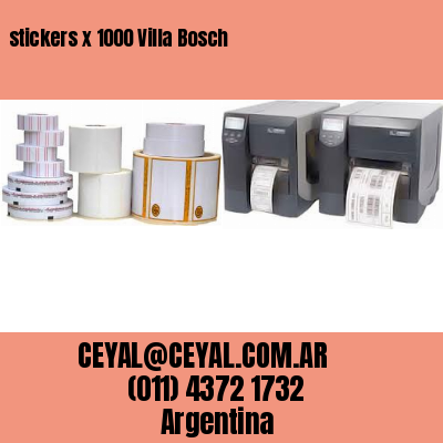 stickers x 1000 Villa Bosch