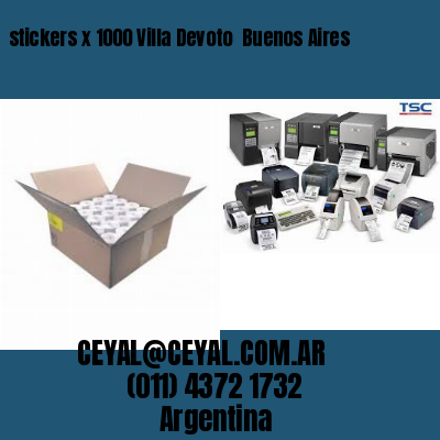 stickers x 1000 Villa Devoto  Buenos Aires