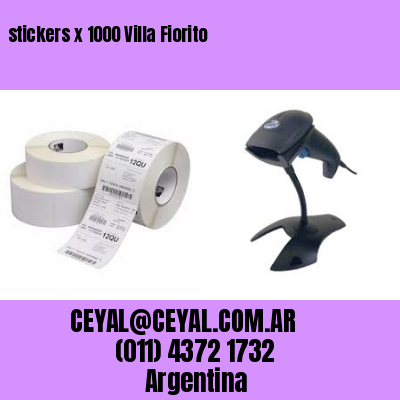 stickers x 1000 Villa Fiorito