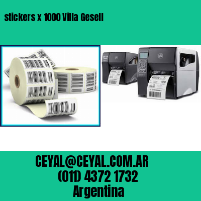 stickers x 1000 Villa Gesell