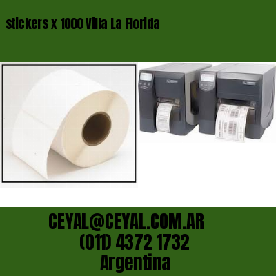 stickers x 1000 Villa La Florida